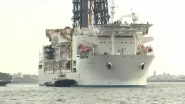 「歴史的快挙を達成したのではないか」探査船「ちきゅう」が清水港に帰港 2月1日にレアアース泥の採取に成功＝静岡