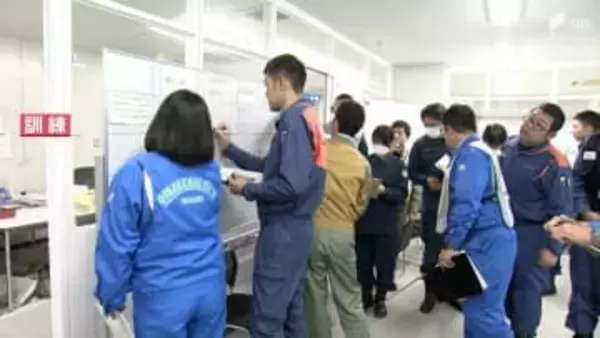 原発の「いざという時」の連携強化へ 浜岡原発で初の図上訓練 警察・消防など5機関参加 =静岡・御前崎市