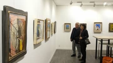 歌手の故・八代亜紀さんが師事 市川元晴さんの個展「風の情景」 10月28日まで=静岡市葵区