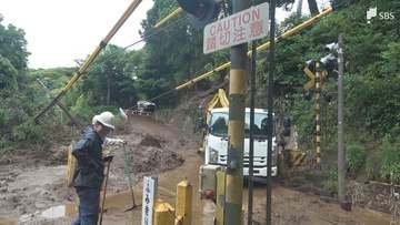 6月7日始発から全線運転再開へ 線路に土砂流入の伊豆急行＝静岡