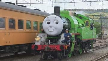 パーシー号は「こどもの日」も大人気！大井川鉄道に多くの親子連れ＝静岡・島田市