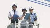 「「自分のため家族のためにヘルメットを」高校生が“DJポリス” 警察の特殊車両の上から呼びかけ＝静岡・沼津市」の画像1