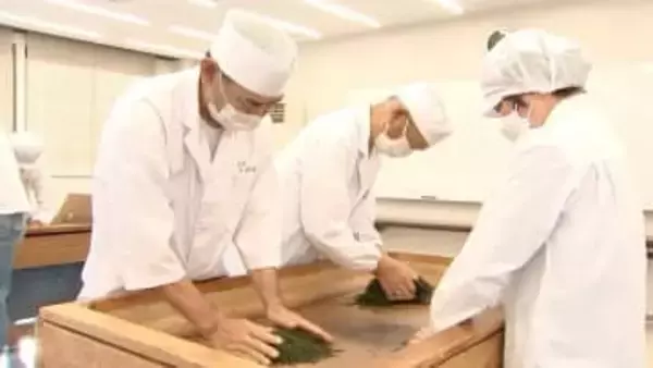 「心を込めて」手揉み茶技術の文化を継承 保存会による初揉み＝静岡・富士市