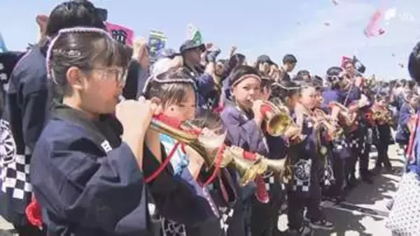 「こどもの日」 県内各地で笑顔あふれる1日に 「浜松まつり」では子どもたちが凧揚げに挑戦=静岡