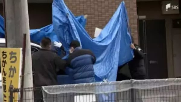 15人ケガの殺人未遂事件　容疑者立ち合いにもと自宅アパートを家宅捜索＝静岡・三島市