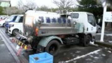 「蛇口から水が出ない」大雪の影響で給水管の破裂相次ぐ 伊東市で300件超の漏水被害、最大4000世帯断水の恐れ=静岡・伊東市