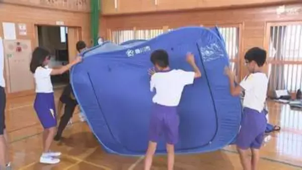 「防災の日」静岡県内各地で訓練 焼津市では避難所体育館のエアコンをどう動かすのか確認 地域によって課題も【わたしの防災】