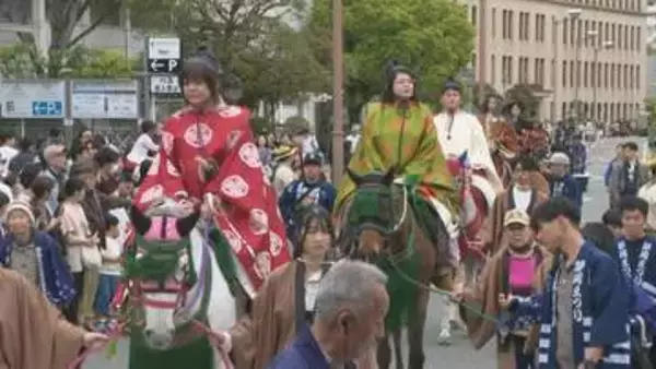 春の風物詩「静岡まつり」大御所花見行列などにぎわう 人出は65万人 節目の70回目＝静岡市