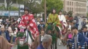 春の風物詩「静岡まつり」大御所花見行列などにぎわう 人出は65万人 節目の70回目＝静岡市