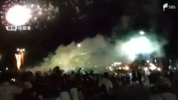 按針祭の花火大会事故 原因は花火玉の着火不良か 計9人被害＝静岡・伊東市