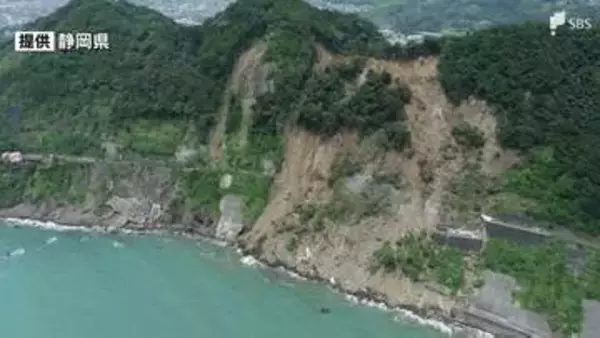 大崩海岸の斜面崩落で通行止めの「浜当目トンネル」 8月31日午後2時に解除 約2年ぶりの復旧＝静岡・焼津市