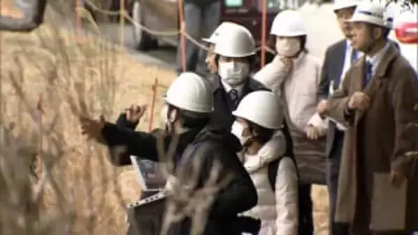 「判決に向け8合目」熱海土石流・民事裁判で裁判官らが崩落現場を視察 7月17日に結審へ=静岡・熱海市