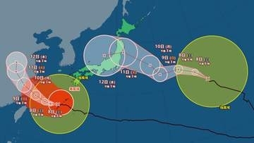 台風15号の動向は?  8月11日、12日頃には静岡県にも近づいてくる恐れ 日本の南で台風が発生しやすい状態続く＝静岡