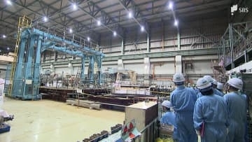 浜岡原発1、2号機の廃炉工事の現場を視察 解体作業の進捗確認＝静岡・御前崎市議会特別委