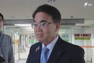 「リニア新幹線もよろしくお願いします」愛知県の大村秀章知事が静岡県庁で鈴木知事と面会 アジア競技大会をPRするとともにリニア中央新幹線について「よろしくお願いします」と伝える