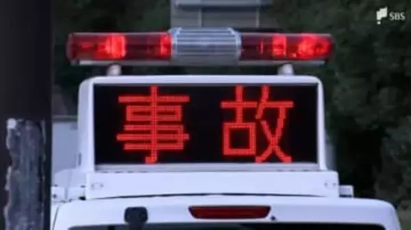 新東名下り線・静岡サービスエリア4時間半閉鎖 本線流入ランプに駐車中の大型トラックに大型トラック衝突＝静岡市葵区（2月18日午前10時半解除）