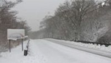 静岡県内の山沿いで雪 南富士エバーグリーンラインは銀世界...東富士五湖道路の一部で通行止め＝裾野市・三島市