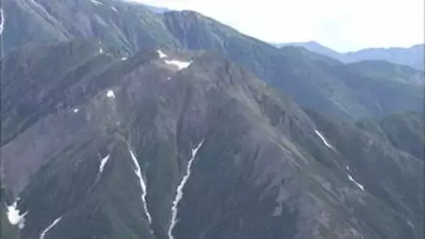 「足が滑って転倒した」南アルプスの赤石岳付近で50代女性が山岳遭難 県警救助ヘリが出動＝静岡県警