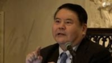 上智大学の前嶋和弘教授がアメリカ政治外交について講演 サンフロント21懇話会全体会＝静岡・三島市