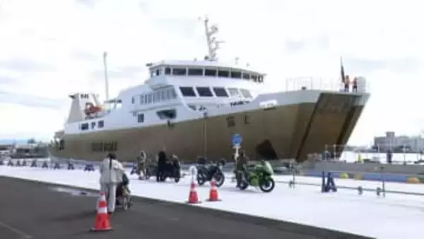 「死ぬまでに1回乗りたい」駿河湾フェリーが約1か月ぶりに運航再開 赤字続き知事は“1年後に判断”の厳しい方針=静岡