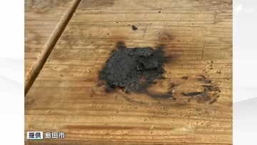 中学校でノートパソコンが発火  画びょうの針がバッテリー部分に刺さる ロッカーの一部などが焼ける=静岡・島田市