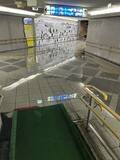 「夜間にJR静岡駅前の地下道で冠水 排水ポンプのトラブルか」の画像1