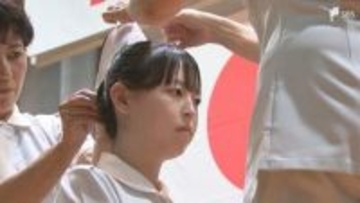 「生涯学び、研究に励み、質の高い看護を人々に提供します」"看護の日"に誓う看護師への第一歩 専門学校で戴帽式=静岡・焼津市