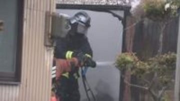 「2階の南側から火が出ている」浜松市中央区安松町で火事 けが人は確認されず