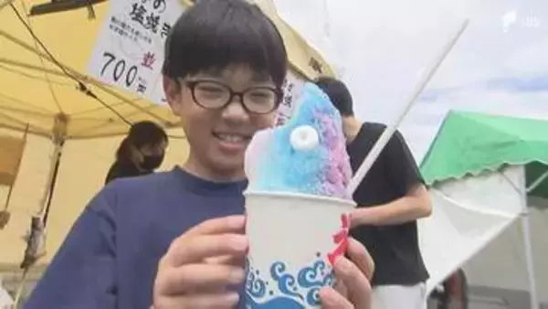 猛暑の中で人気の「ひんやりスイーツ」 "アユ型"かき氷や熱海のフローズンヨーグルトに新作キウイソルベも＝静岡県