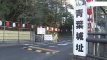 仙台城跡近くで体長１.５ｍのクマ目撃　夜間に草を食べる姿　宮城県内では年明けから８件の目撃情報