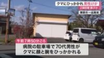 ７０代男性がクマにひっかかれてけが　捕獲頭数はすでに過去最多