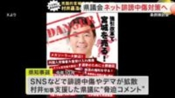 宮城県知事選でのネット中傷受け対策へ　県議会が条例検討会を設置　リテラシー教育なども議論