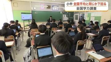 宮城県の全国学力調査結果が公表　小中学生の全教科で全国平均と同じか下回る　家庭学習の時間も下回る