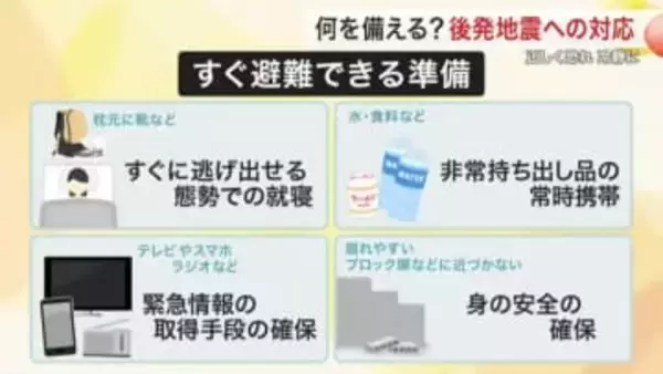 北海道・三陸沖後発地震注意情報　「今できる備え」とは？　家具固定や避難経路の確認を〈宮城〉