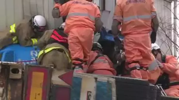 約６時間後に運転手救助で命に別条なし　国道沿いの住宅にトレーラー突っ込む＜宮城＞