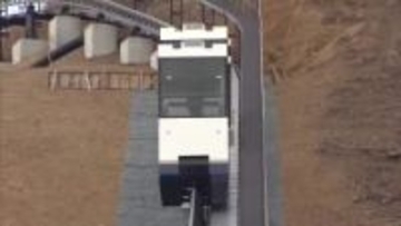 気仙沼大島「亀山モノレール」試運転を公開　７月開業へ　被災リフトに代わる新名所〈宮城〉