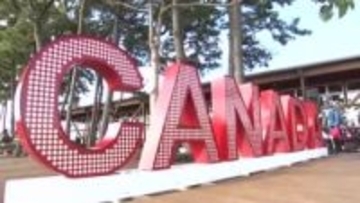 万博の“象徴” 名取市閖上へ「CANADA」モニュメントを朝市に設置〈宮城〉