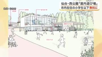 保護者の６割以上が無料を希望　仙台市が西公園に整備する東北最大級の屋内遊び場　市内小学生以下無料へ