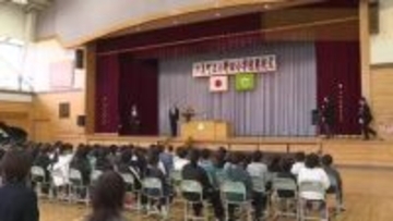 「とにかく楽しむ学校に！」３校統合の小野田小学校で開校式＜宮城・加美町＞