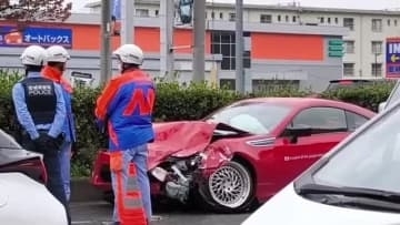 【速報】仙台市太白区で玉突き事故 3人が軽傷 外国人運転手も