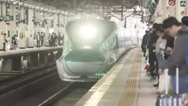 東北新幹線　午後８時３０分ごろ東京・八戸間で運転再開見込み