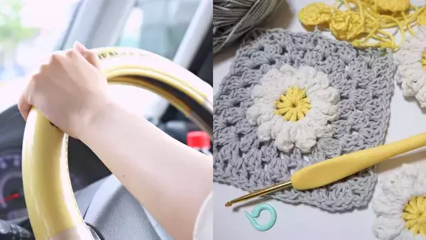 SNSでも危険性を指摘する声多数…「編み物ハンドルカバー」は法律違反？「ズレる可能性が気になります」カーインテリアメーカーが気にする懸念点