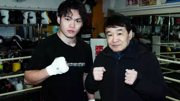 「この枠はお前のために空いている」渡嘉敷勝男×21歳の怪物ボクサー・石井竜虎、爆笑師弟トークの裏にあった“日本初”への執念