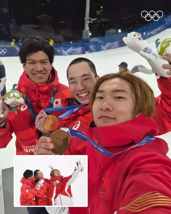 【ミラノ五輪】日本勢が金銀銅3メダル獲得！スノボ木村＆木俣が史上初ワンツー、ジャンプ丸山は涙の銅