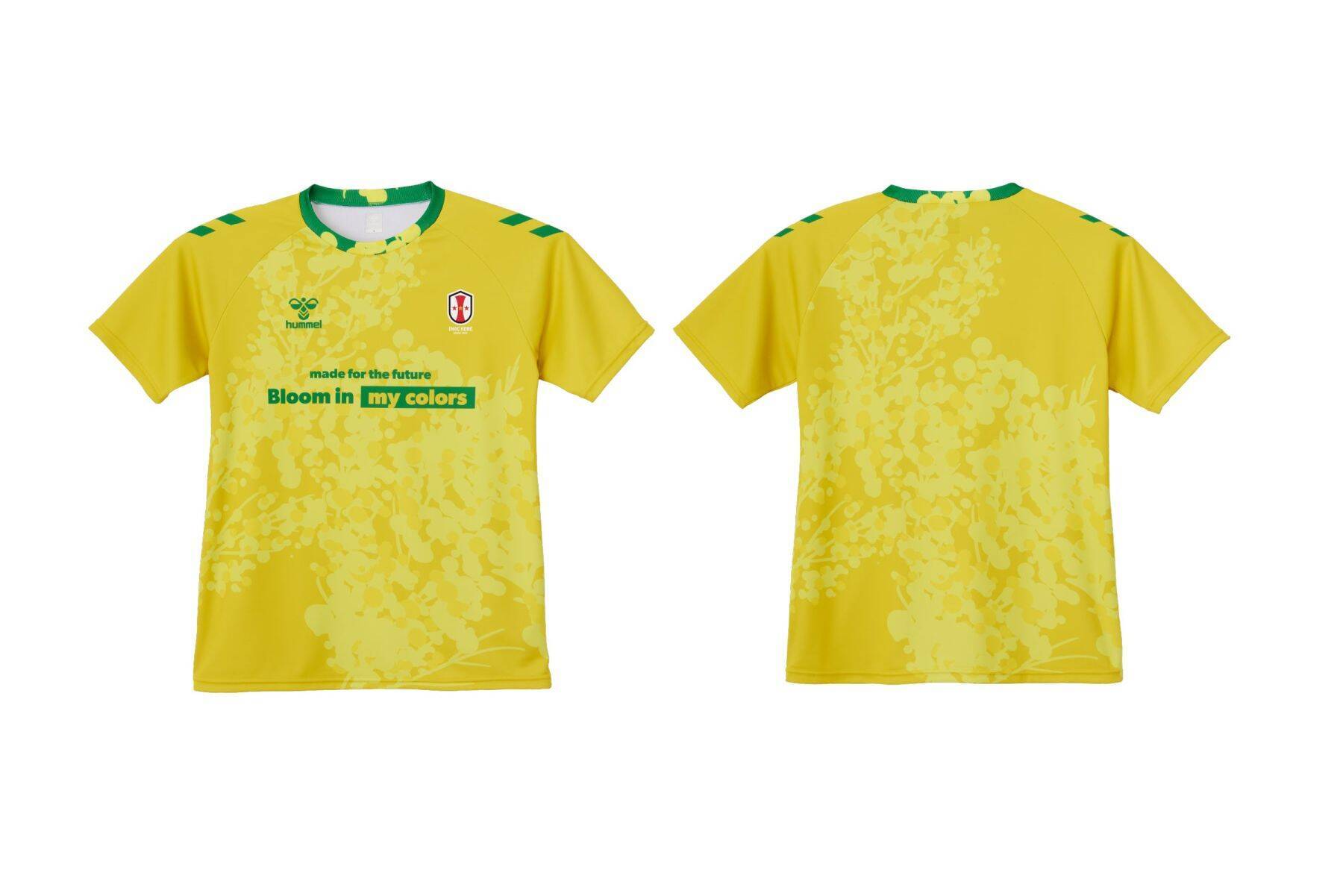 ヒュンメル、INAC神戸レオネッサと協働で国際女性デー記念ミモザシャツを発売