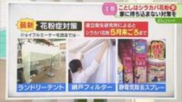 【解説】花粉症対策グッズ　静電気防止スプレーも有効　５月末から６月初旬まで警戒　北海道