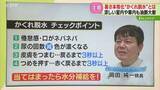 「【解説】気が付いたら倦怠感　かくれ脱水の確認ポイント　当てはまったら早めの水分補給を」の画像1