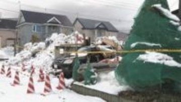 住宅爆発火災がれき撤去完了　1か月ぶりに周辺の規制解除　道路の安全を確認…札幌市手稲区