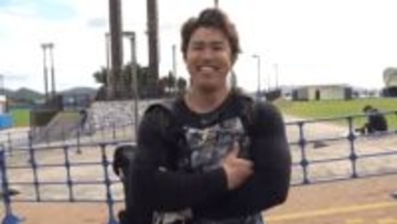 【ファイターズ】札幌出身・今川優馬 アメリカ自主トレで大物メジャーリーガーに感激