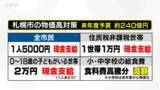 「【解説】札幌市民に現金支給　予算は約２４０億円　道内各自治体は…地域に合わせた物価高対策に」の画像1
